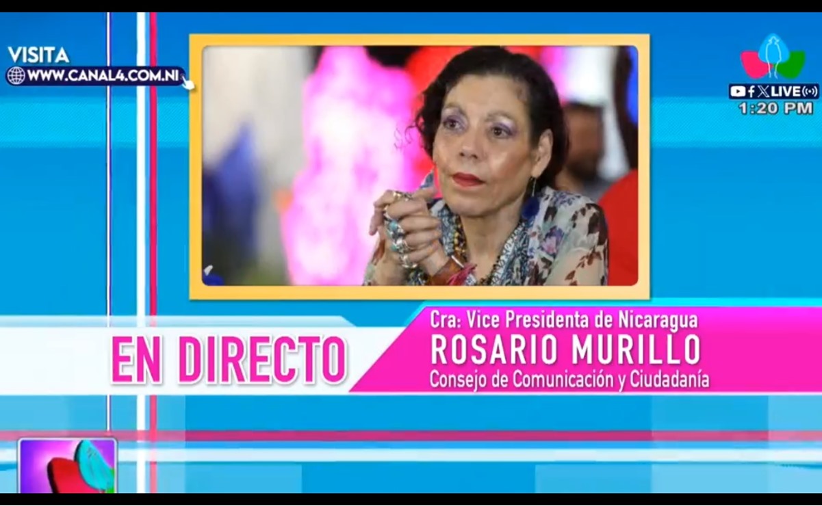 Rosario Murillo corta entrevista telefónica "en vivo"; se escucha un grito de "ayuda"