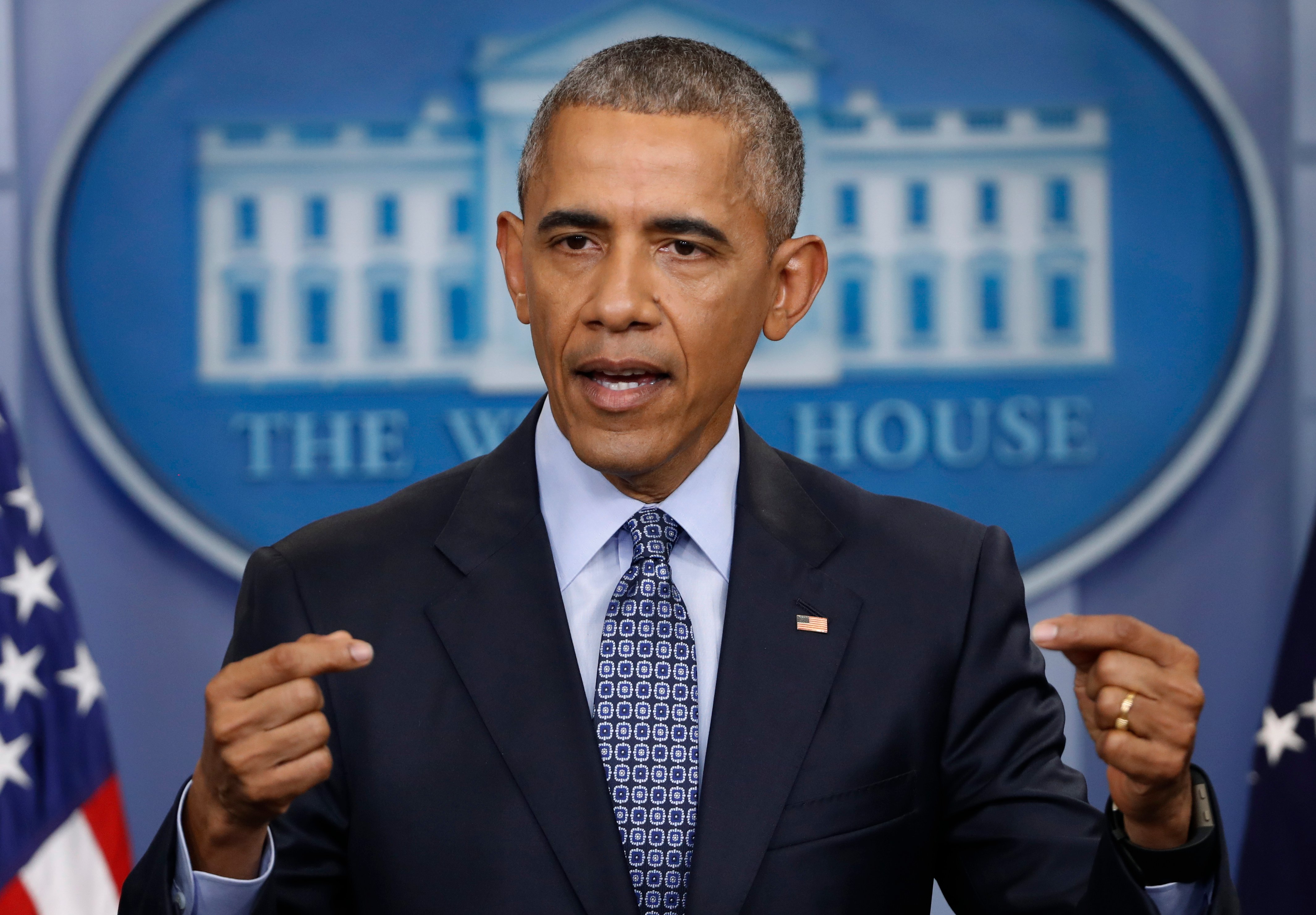 Obama "animado" con protestas contra el veto migratorio