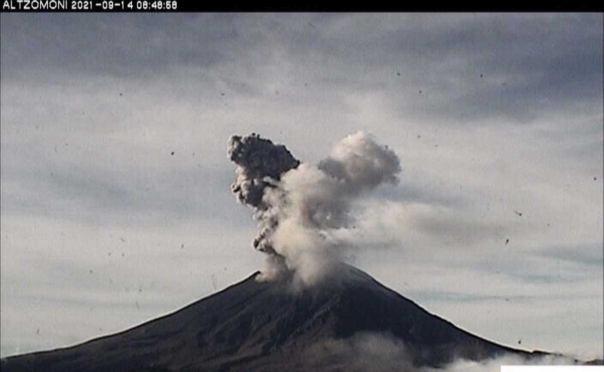 Popocatépetl registra 130 exhalaciones y tres explosiones en 24 horas