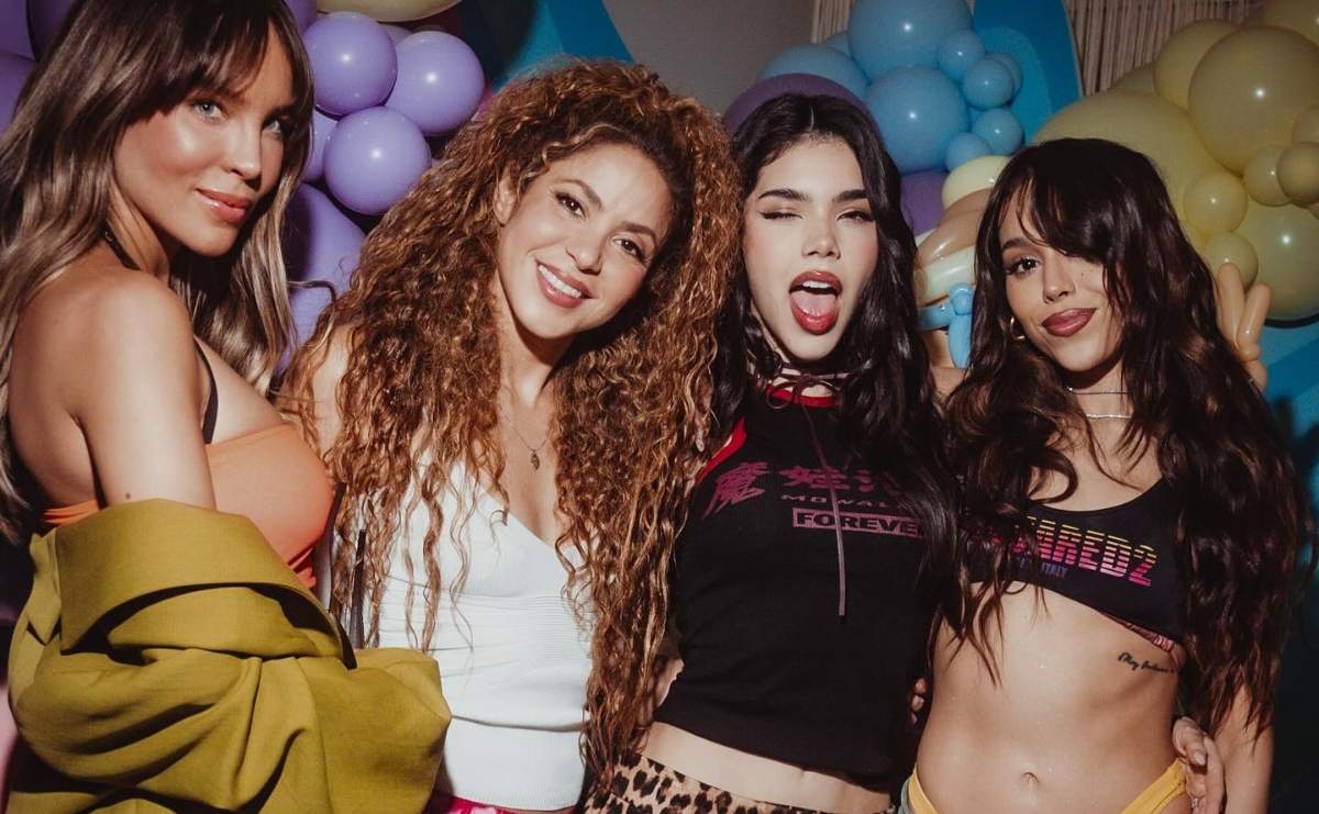 Shakira y su espectacular 'fiesta de solteras' con Belinda y Danna Paola