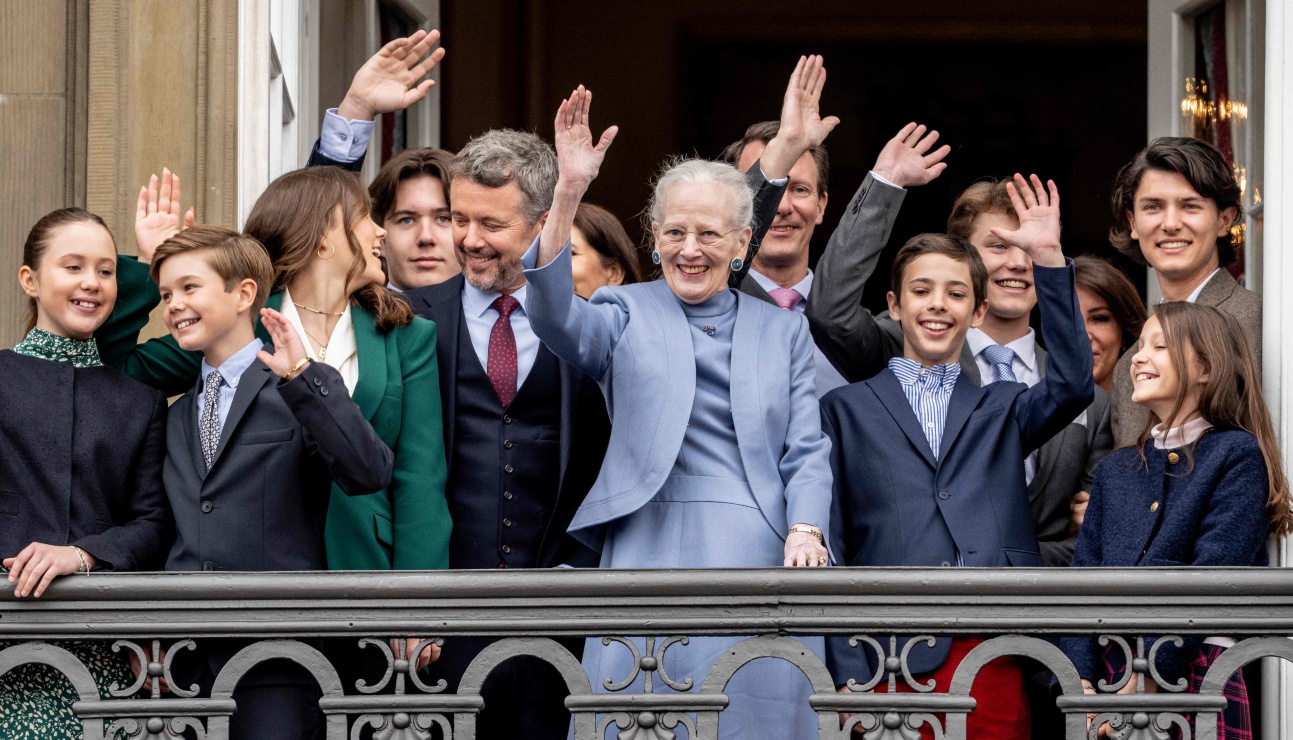 La reina Margarita de Dinamarca celebra su cumpleaños 83 rodeada de toda su familia