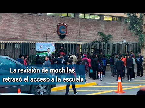 Colegio Cervantes regresa a clases tras tragedia; instalan detectores de metales y revisan mochilas
