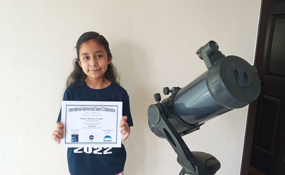 Primera niña mexicana en descubrir un asteroide tendrá la oportunidad de darle un nombre; “Me siento muy orgullosa de mí misma”, dijo