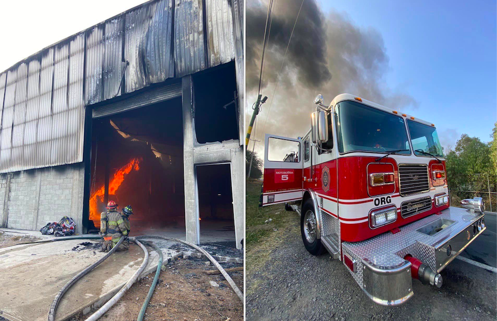 Se incendia bodega en Corregidora; no hay personas lesionadas  