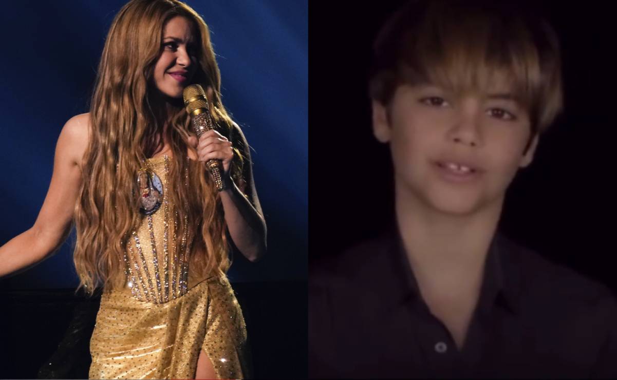 Por primera vez Shakira "comparte" escenario con sus hijos, Milan y Sasha, en los Latin Grammy 2023