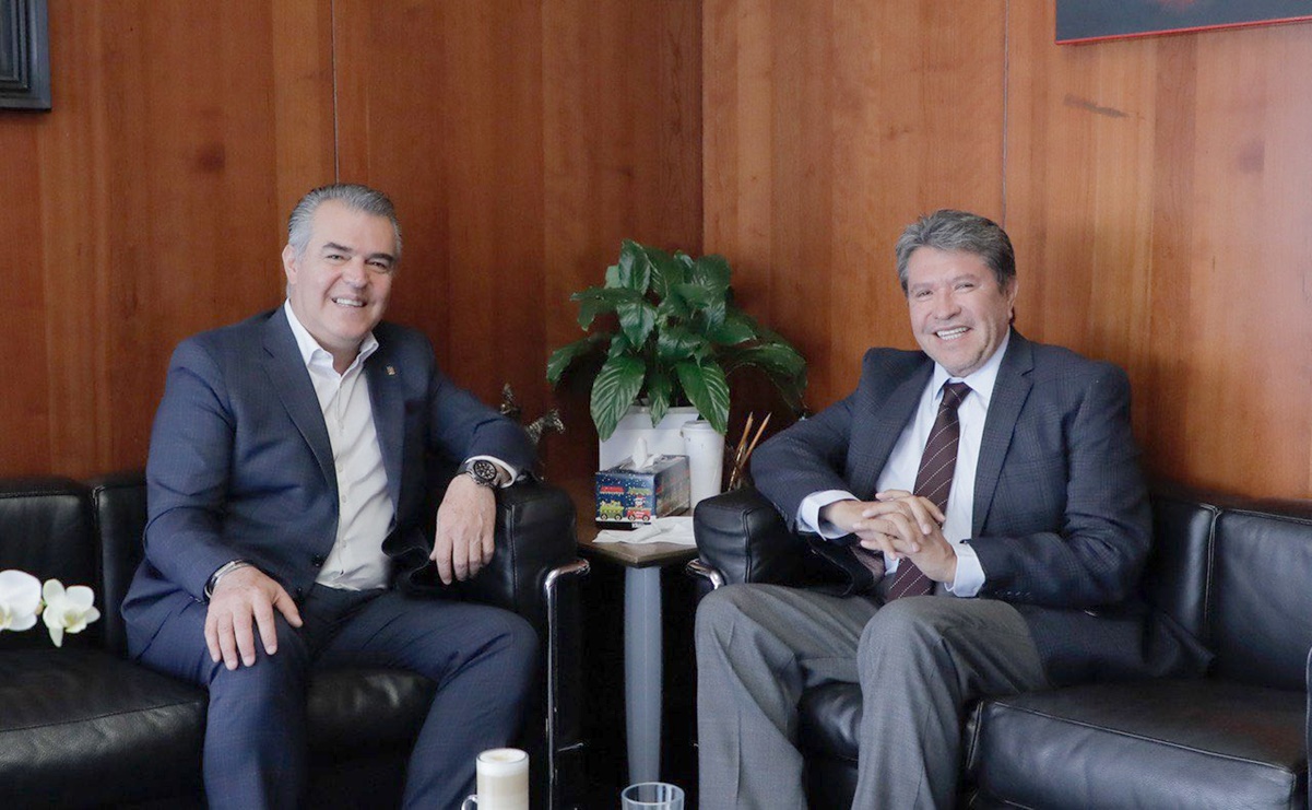 Ricardo Monreal se reúne con Francisco Cervantes, líder de la cúpula empresarial 