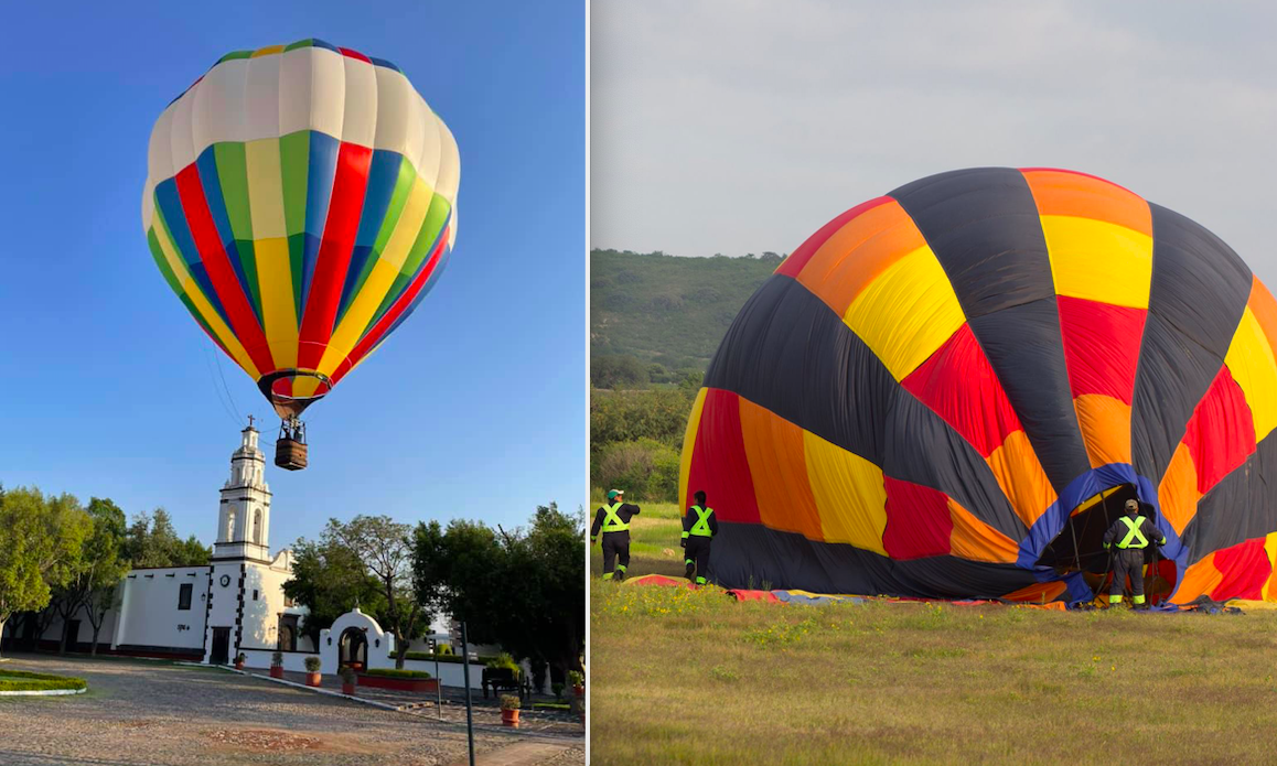 Estas son las medidas de seguridad con las que operan los globos aerostáticos en Tequisquiapan 