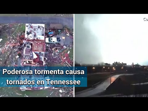 Tornados en Tennessee deja 5 muertos