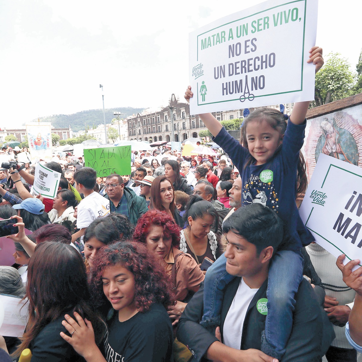 Protestan contra aborto y matrimonio gay en Edomex