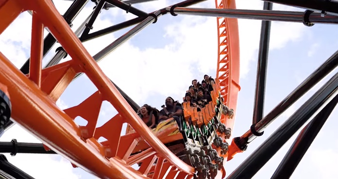 Así es Tigris, la nueva montaña rusa más alta de Florida