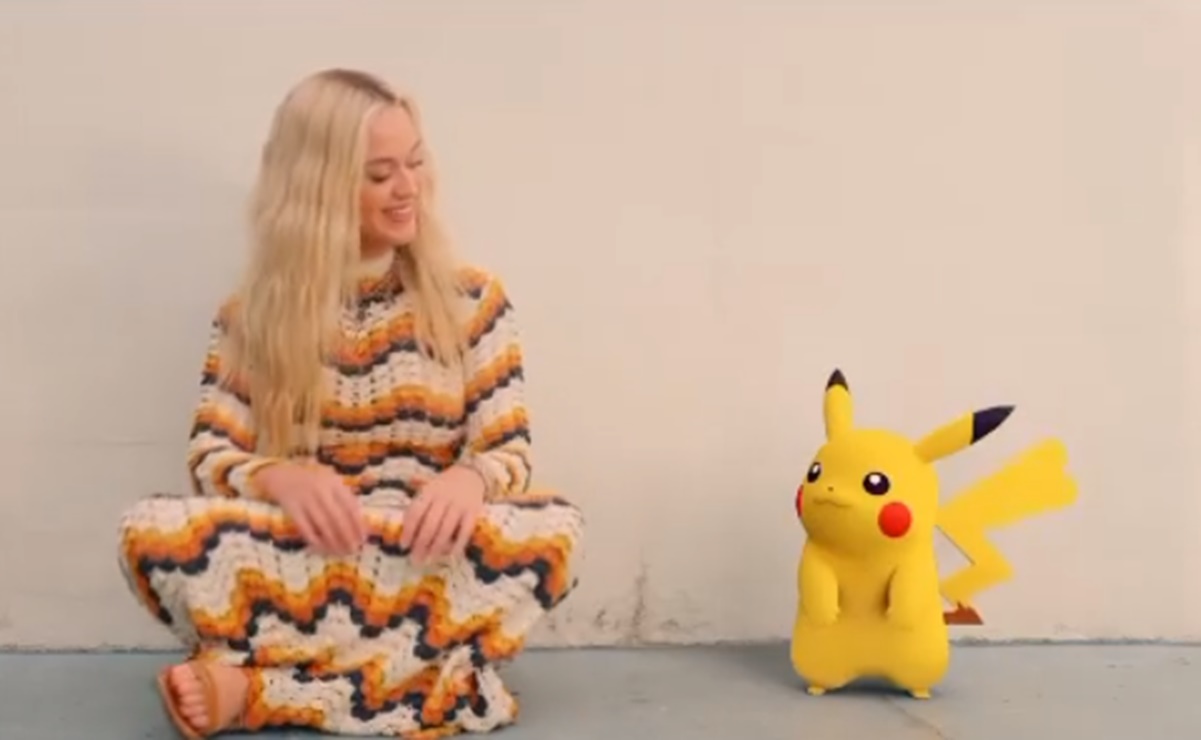 Katy Perry estrena tema musical junto a Pikachu