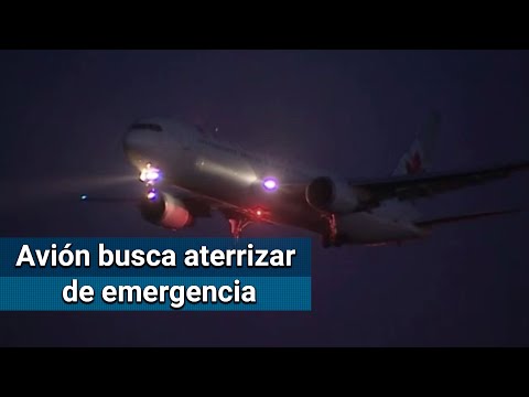 Avión de Canadá con problema técnico aterriza de emergencia en Madrid