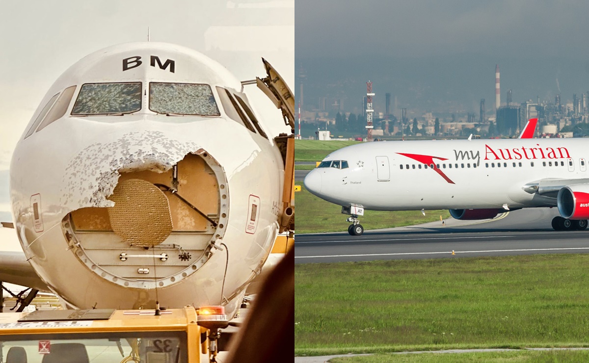 Pasajeros viven pesadilla por fuerte granizada que afectó su avión en pleno vuelo