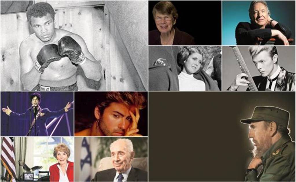 Final goodbye: roll call of some of those who died in 2016 