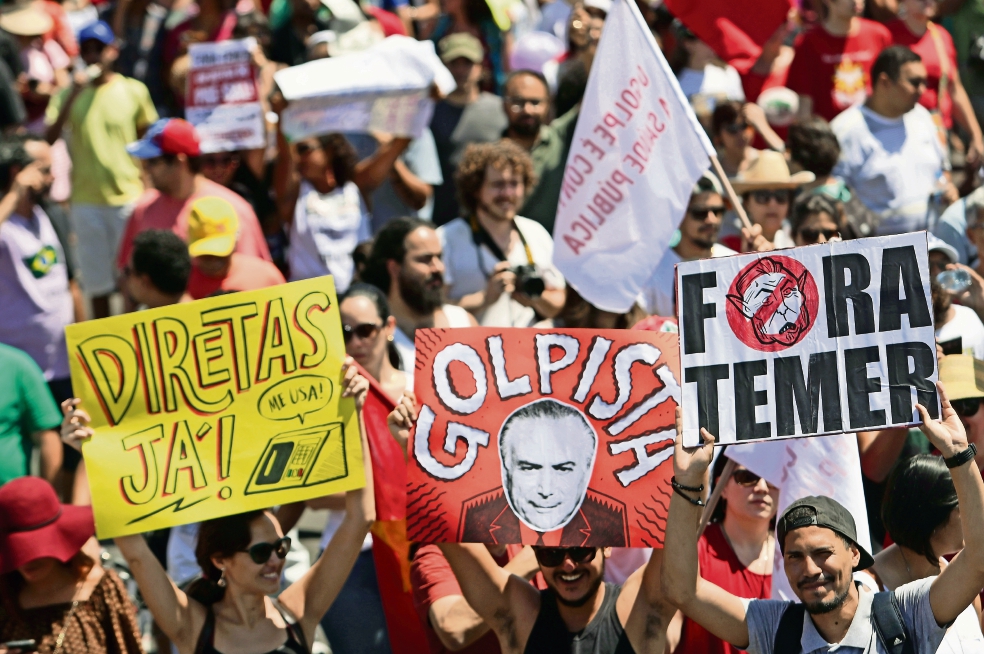 Protestas en Brasil, en festivo nacional