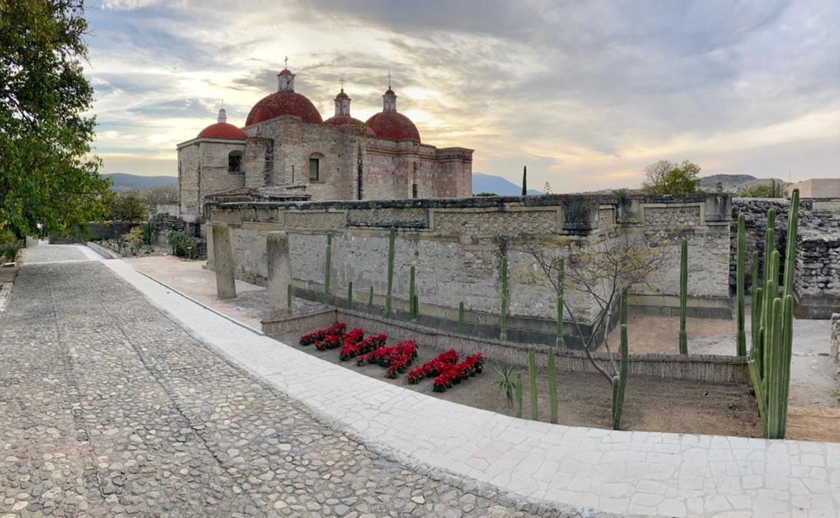 Con medidas contra Covid-19, reabren la zona arqueológica de Mitla, en Oaxaca