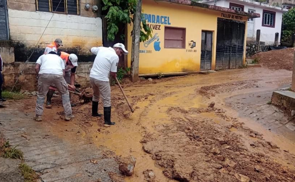 Lluvias dejan daños en al menos 5 municipios de Chiapas; refuerzan medidas de prevención