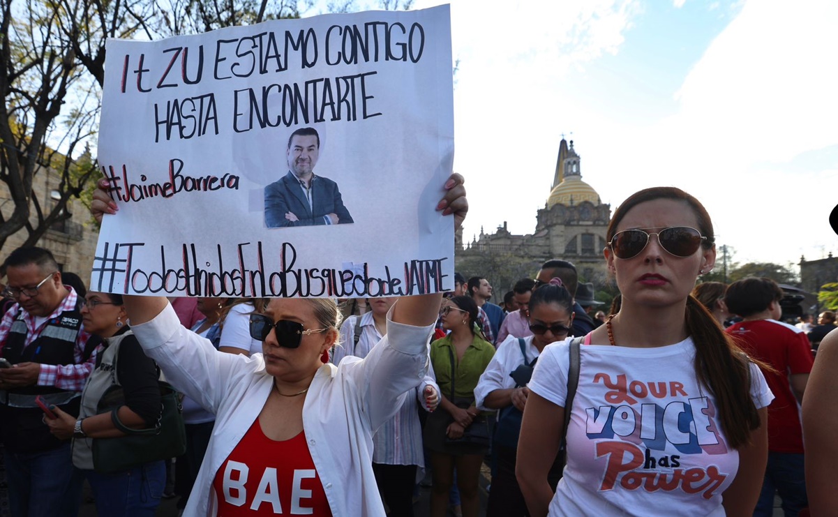 “Queremos que regrese vivo y sano”: Exigen la presentación con vida del periodista Jaime Barrera, desaparecido en Jalisco