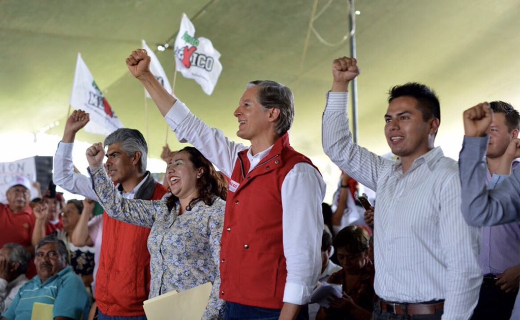 Eduardo Manzano "El Polivoz" acompaña a Del Mazo en campaña