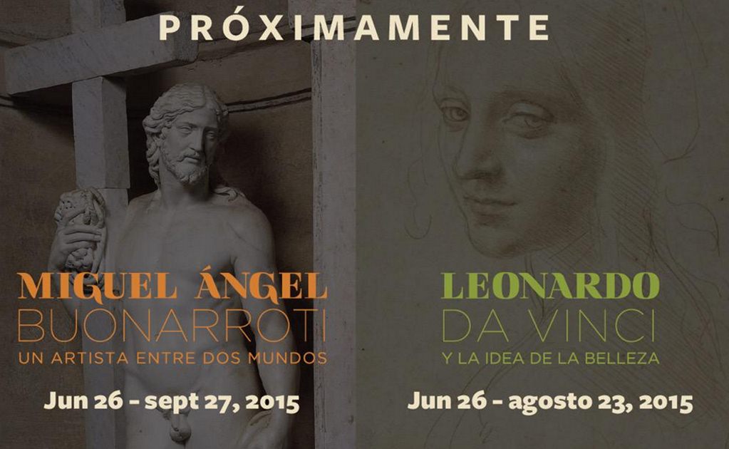 Da Vinci y Miguel Ángel, sin precedentes, en Bellas Artes