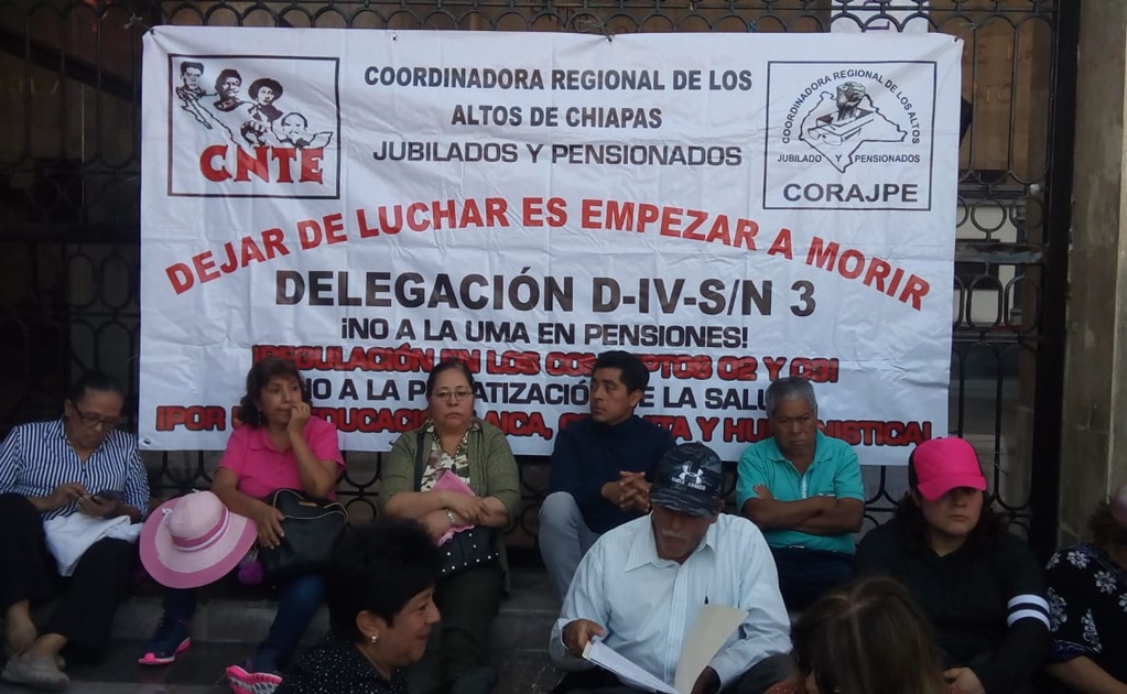 Pensionados y jubilados piden eliminar la UMA como medida de pago en Chiapas