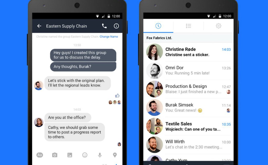Facebook presenta "Chat en el trabajo"