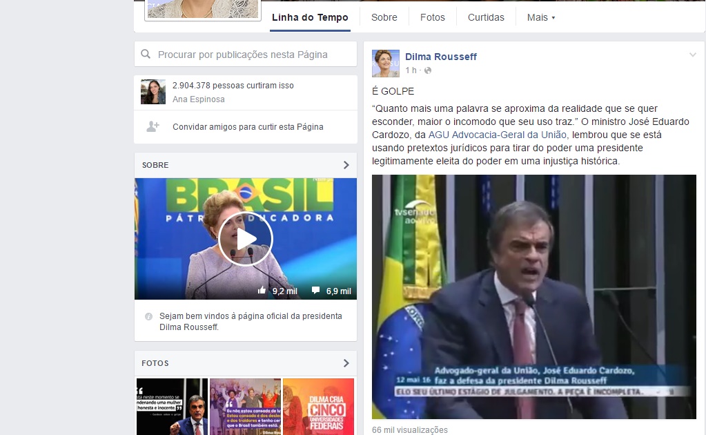 "Es golpe", dice Rousseff sobre su suspensión