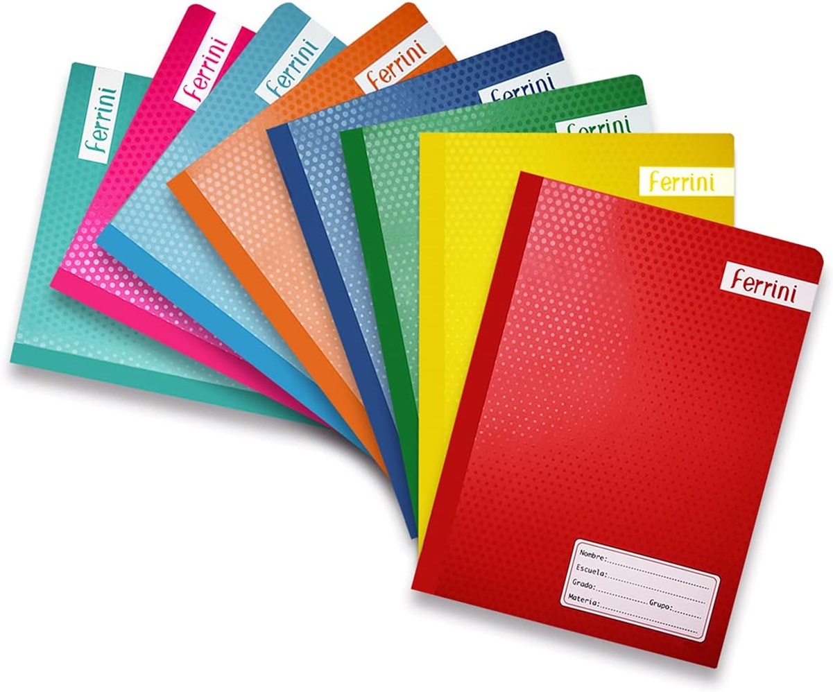 Ferrini | Cuadernos Cosidos Tamaño Profesional UNICOLOR
