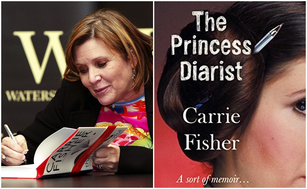 Admiradores corren a comprar libros de Carrie Fisher 