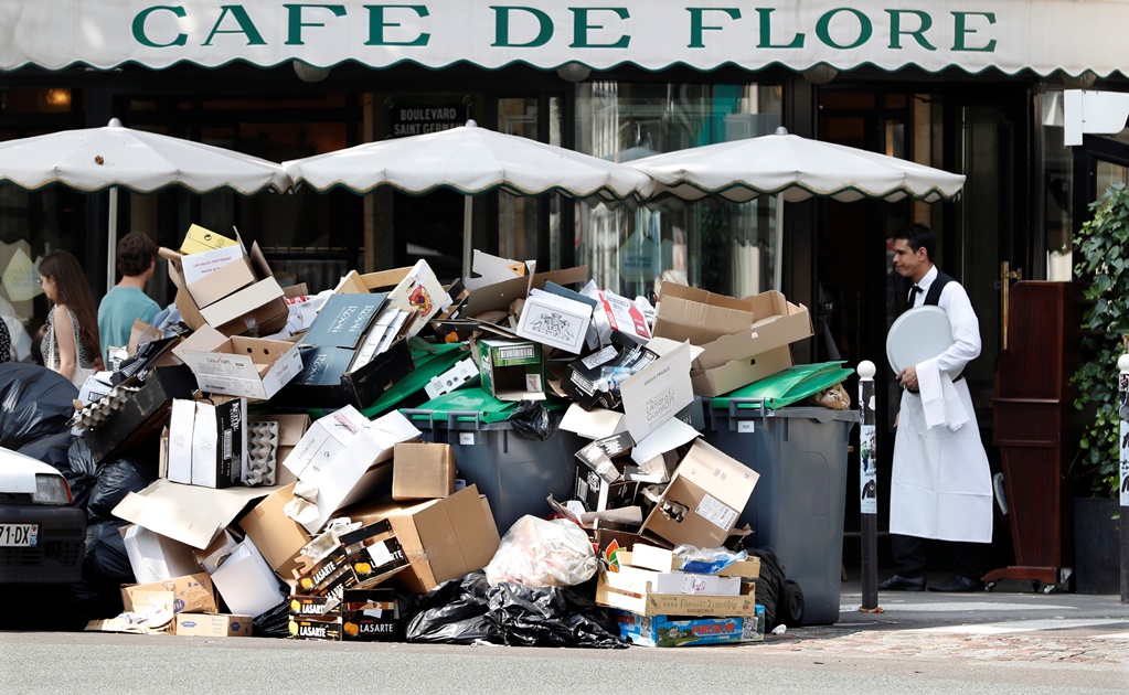 París enfrenta huelga de recolectores de basura 
