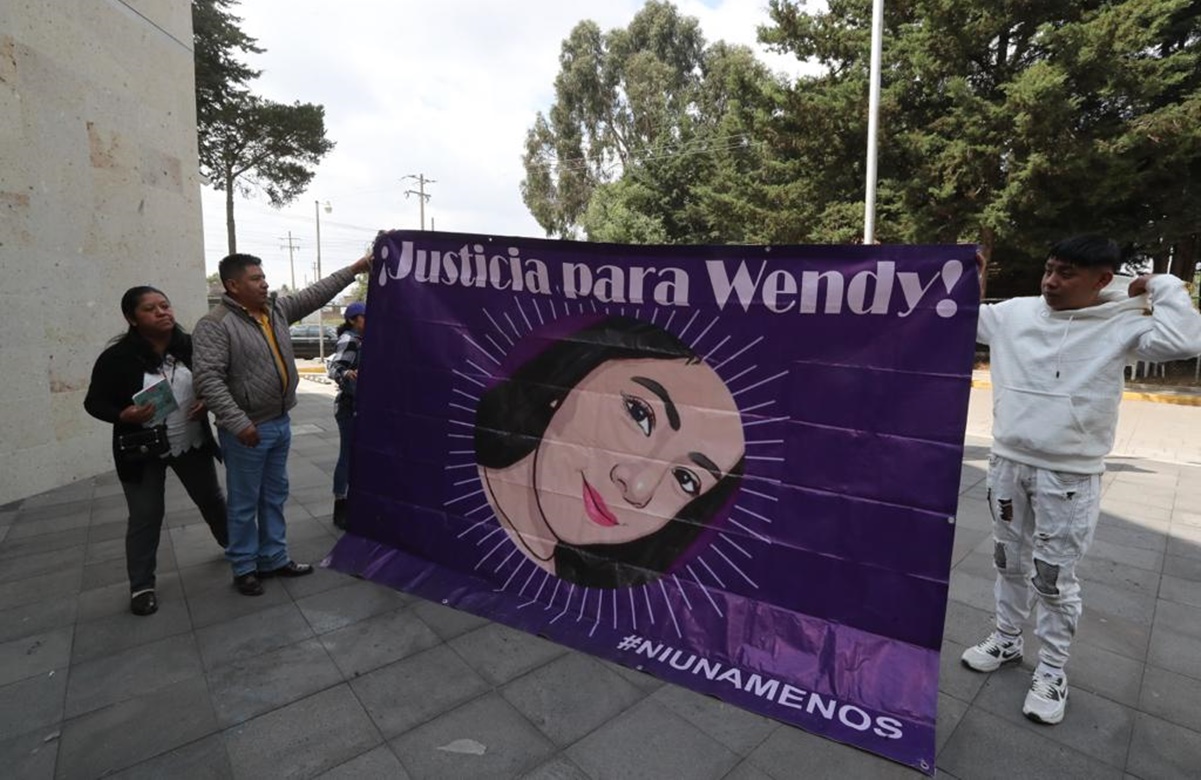 “¡Justicia para Wendy!”: Inicia audiencia del novio de la menor relacionado con su feminicidio