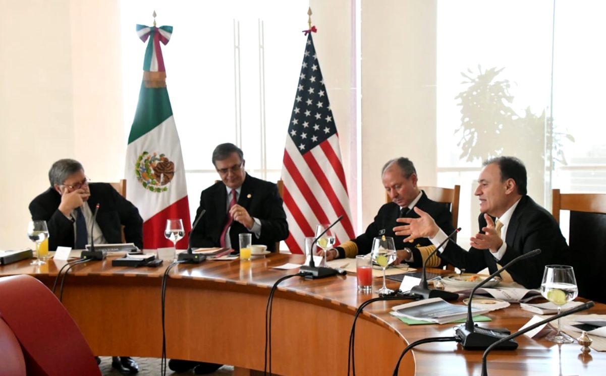 Acuerdan México y EU fortalecer el combate a la delincuencia organizada