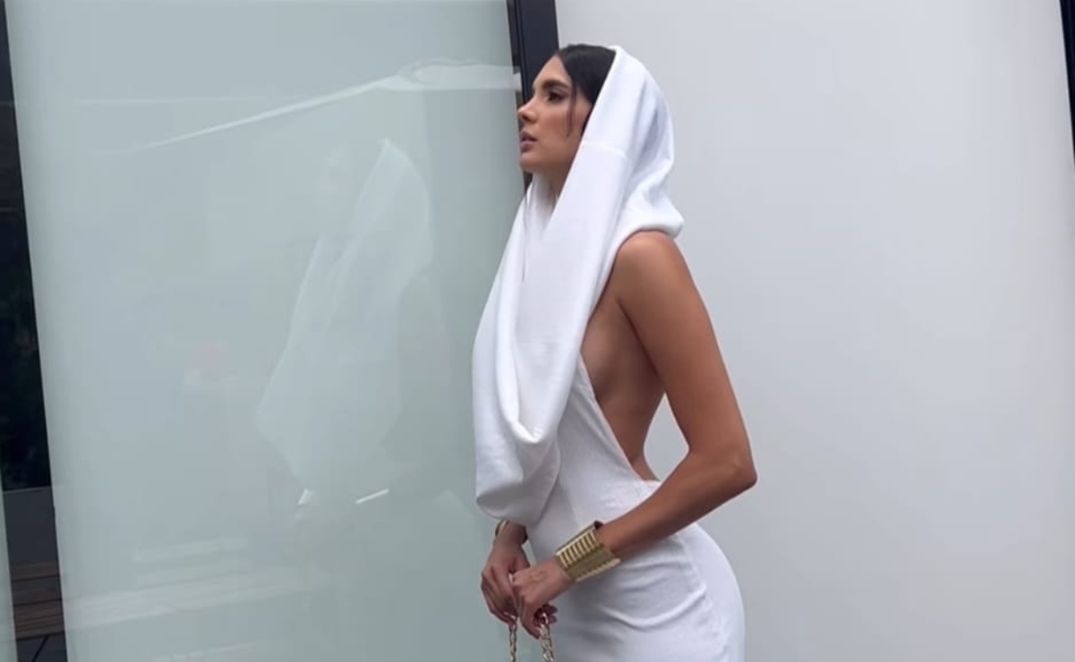 Ary Tenorio enciende Instagram con vestido ajustado con capucha 