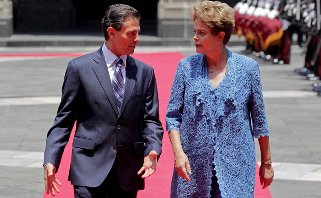 Peña Nieto recibe a la presidenta Dilma Rousseff