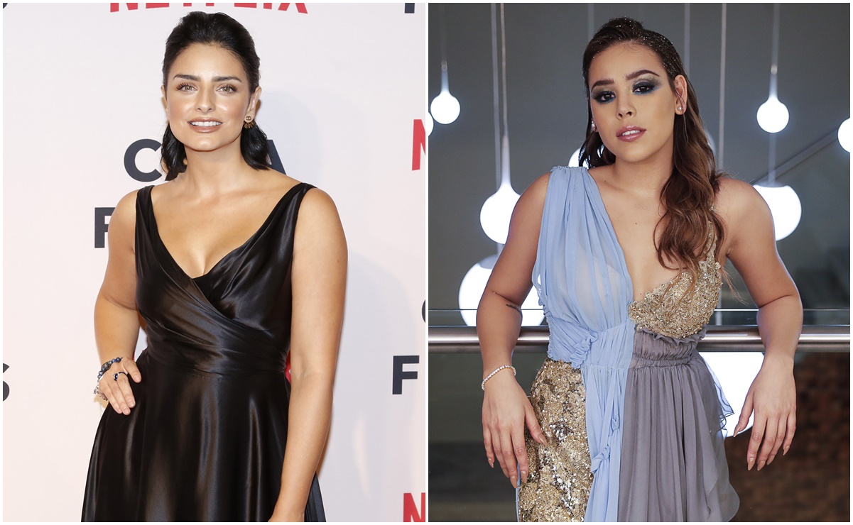 Aislinn Derbez se burla de Danna Paola antes de los Spotify Awards