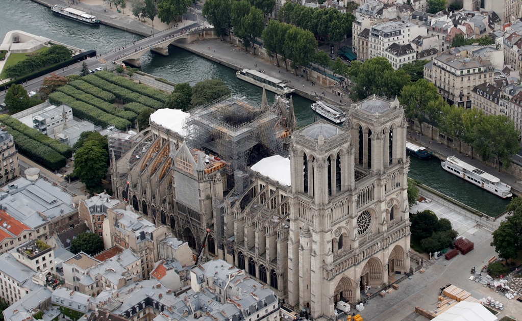 Suspenden obras de Notre Dame por seguridad de trabajadores