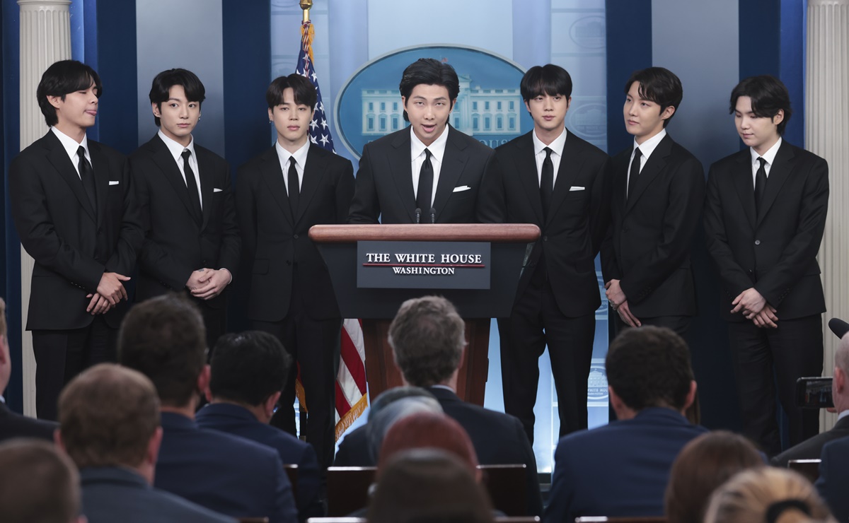 BTS denuncia racismo contra asiáticos en visita a la Casa Blanca