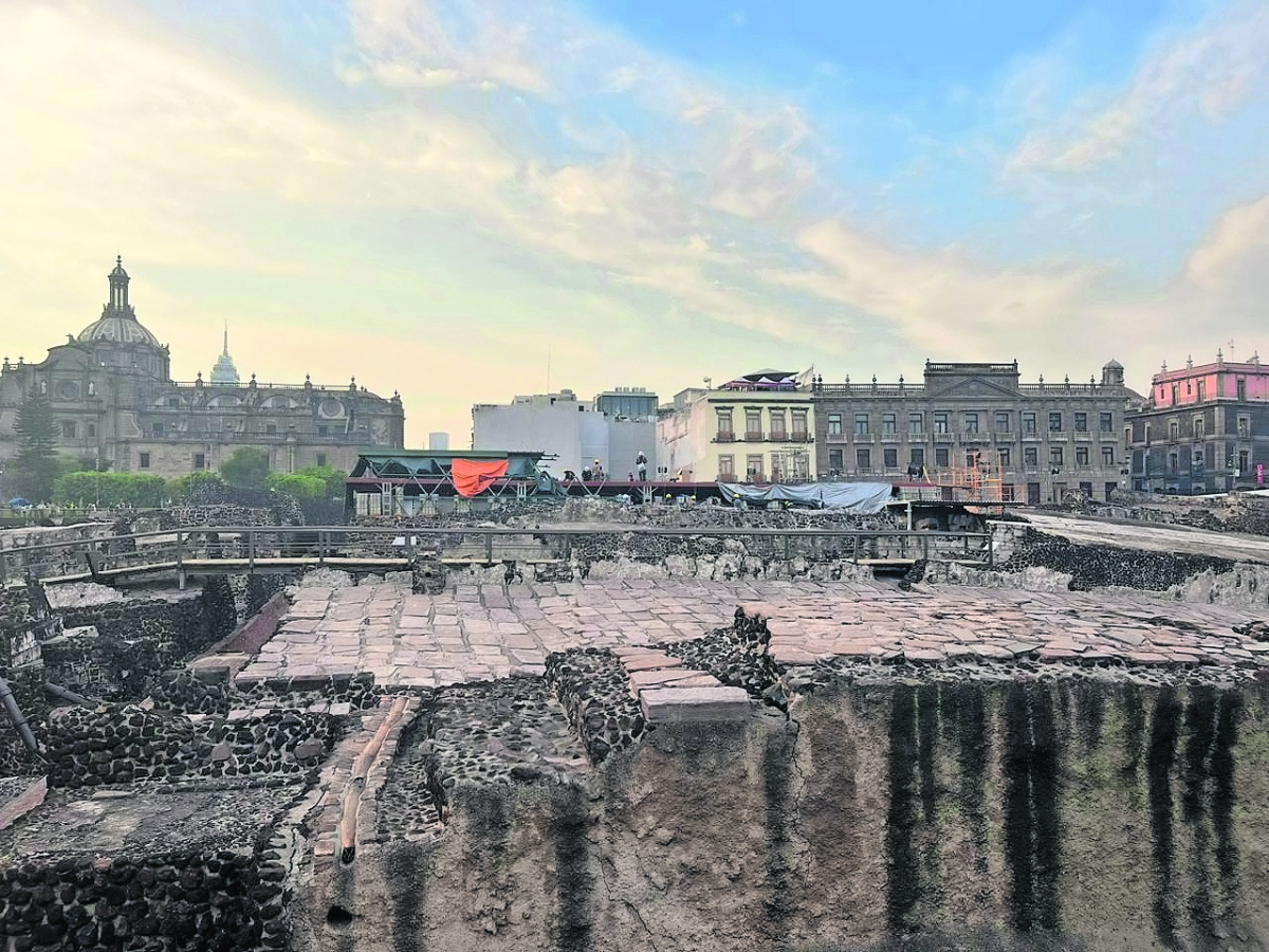 Renuevan la techumbre en la Etapa II del Templo Mayor