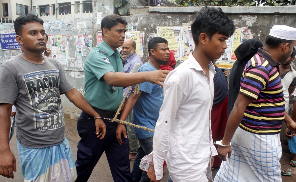 Reportan más de 11 mil arrestos en cuatro días en Bangladesh