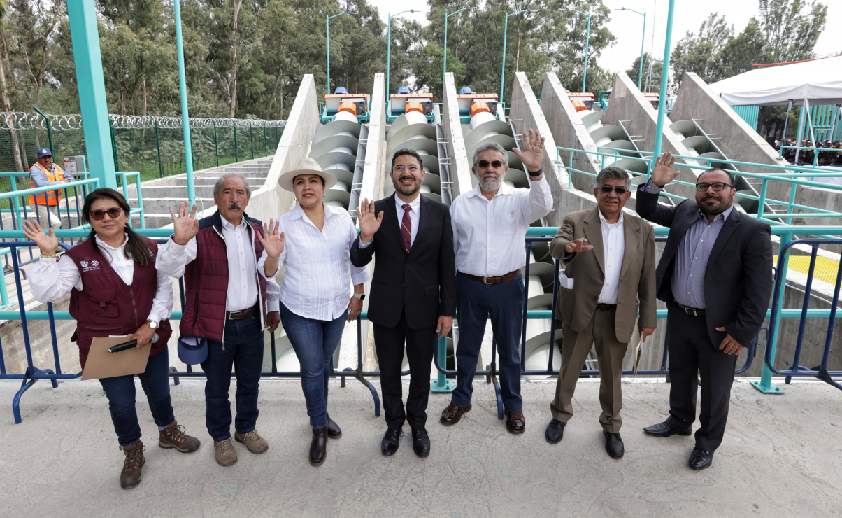 Gobierno de CDMX inaugura planta de rebombeo en Iztapalapa