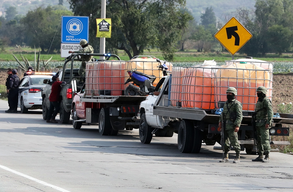 En casi 2 años, Guardia Nacional ha asegurado 150 mil litros de combustible robado en Puebla