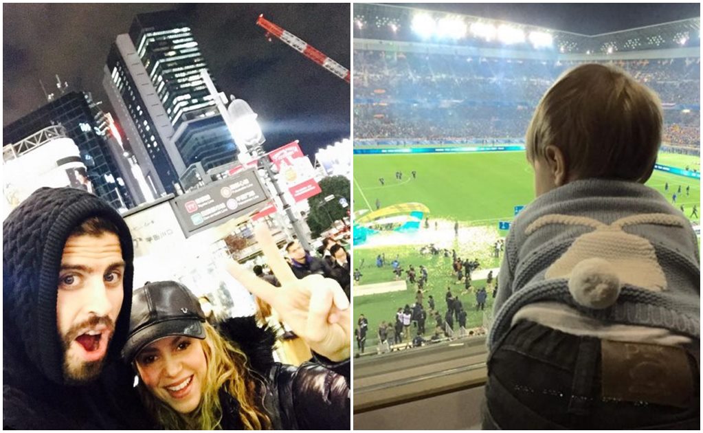 Shakira comparte foto con Piqué desde Tokio
