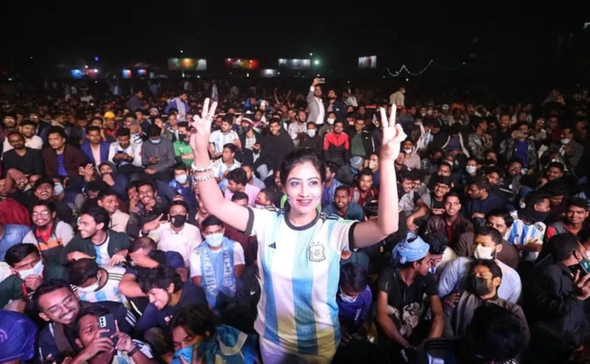 Argentina campeón del Mundial de Qatar: lleno de fanáticos, Bangladesh es una fiesta tras triunfo argentino