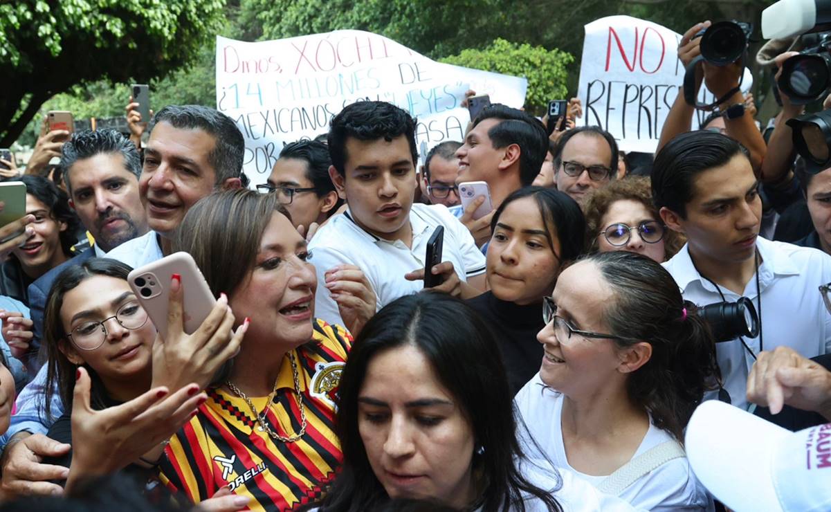 “No nos representas”: gritan estudiantes a Xóchitl Gálvez en su visita a la UdeG; "bienvenida la crítica", responde 