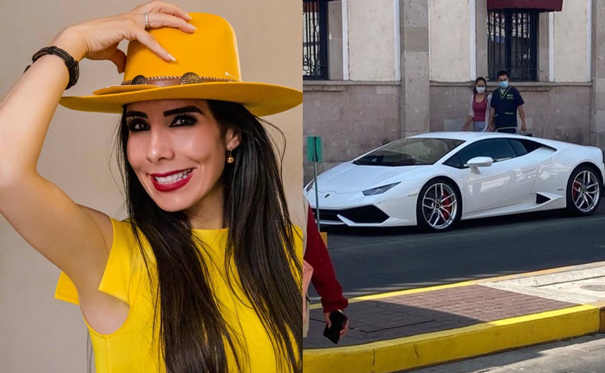 Alcaldesa en Guanajuato reconoce que maneja un Lamborghini de 7mdp; es de uso familiar, dice