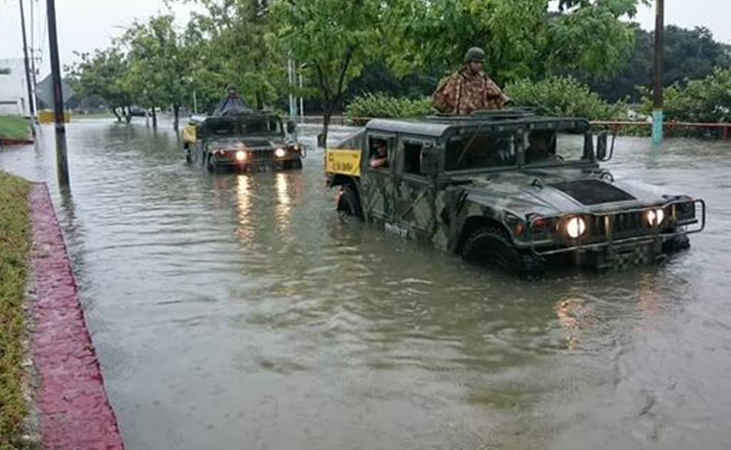 Suspenden actividades en Chetumal por fuertes lluvias