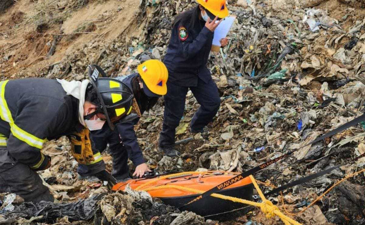 Utilizan georradar en búsqueda de sepultados bajo relleno sanitario en Nacualpan