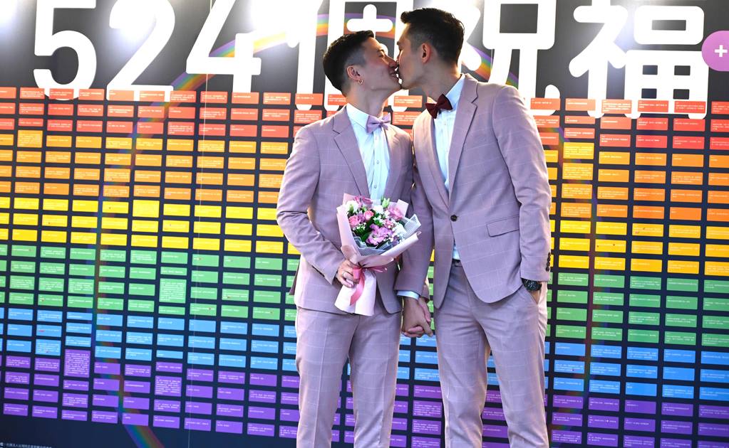 Taiwán registra primeros matrimonios homosexuales en Asia