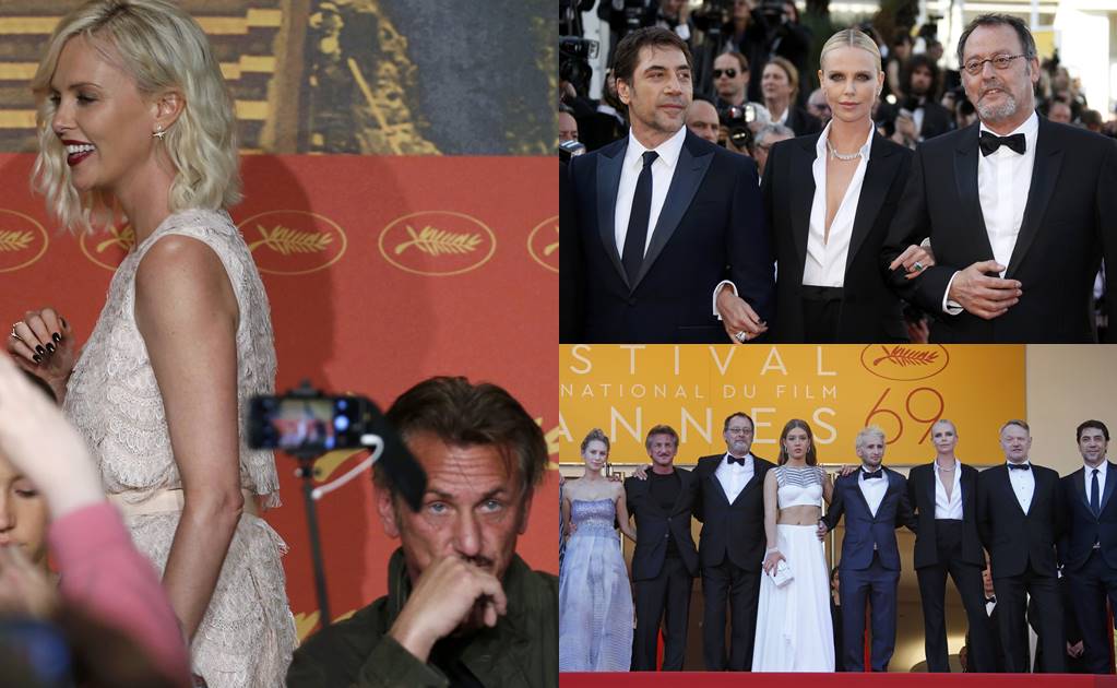 Sean Penn y Charlize Theron se ignoran en Cannes