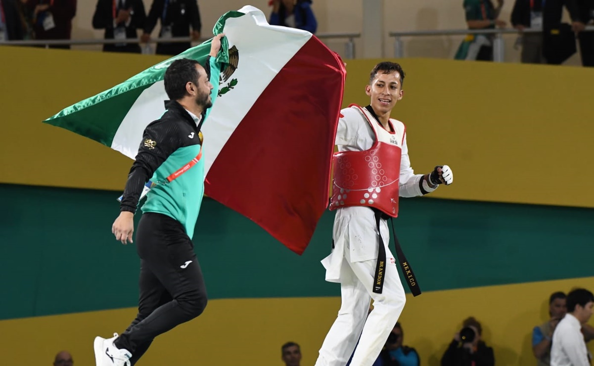 El taekwondoín Brandon Plaza gana medalla de oro en los Juegos Panamericanos de Chile